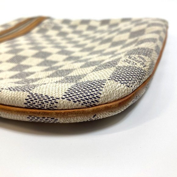 LOUIS VUITTON N51112 DamierAzur Pochette Bosphore Crossbody Shoulder Bag White - Picture 14 of 16
